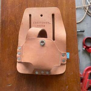 Vintage Craftsman 940469 Top Grain Leather Tape Measure Holder Pouch